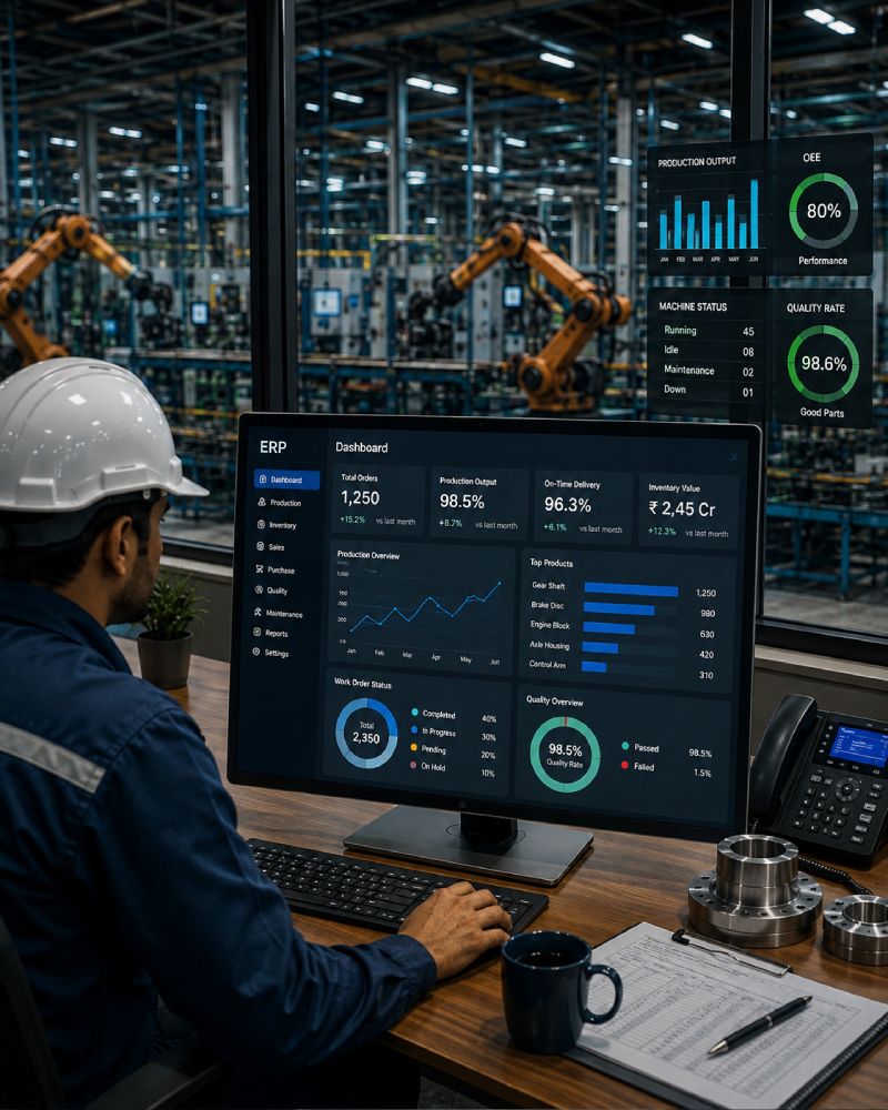 Customised ERP Software for Manufacturing in Pune
