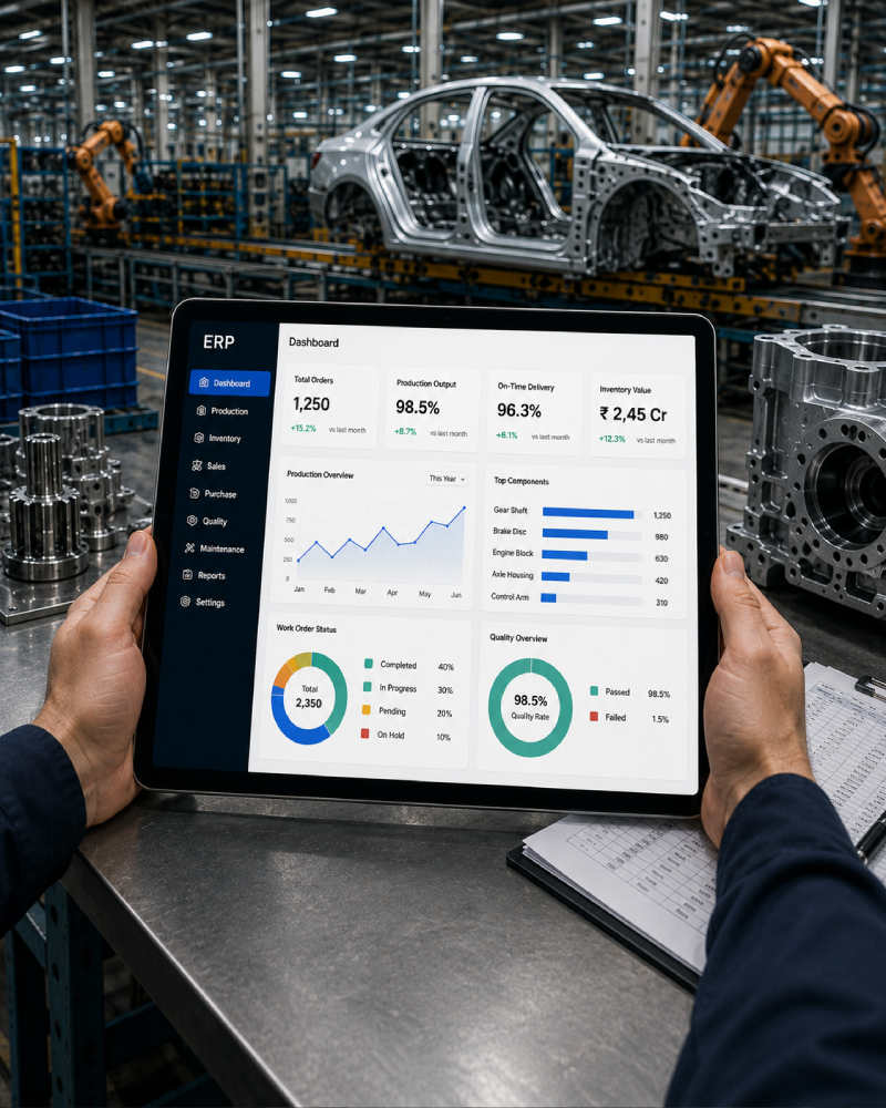 ERP for Auto Component Manufacturers in Pune